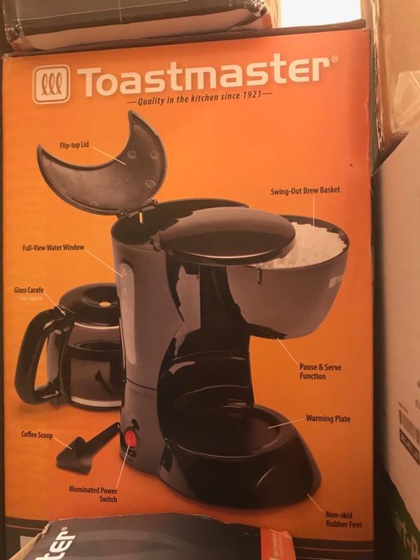 Toastmaster 5-cup coffee maker