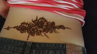 Henna Lower Back