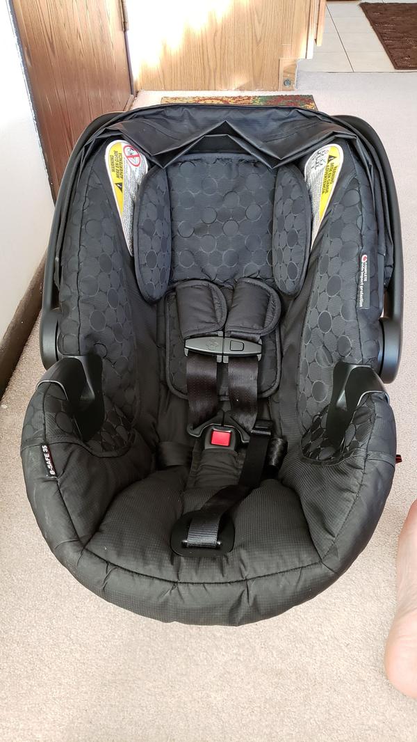 Car seat inside view