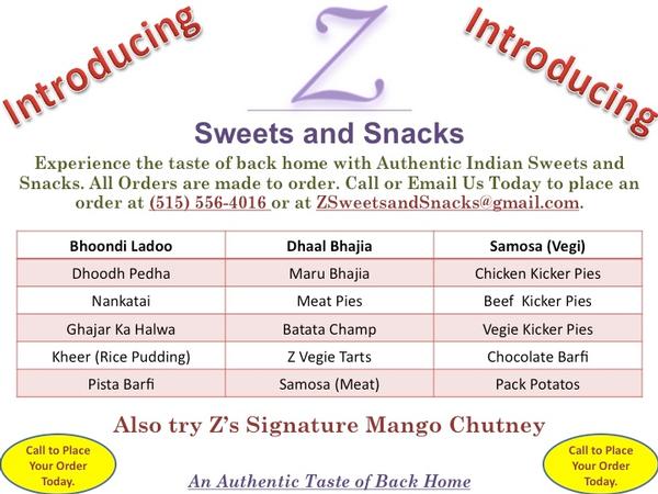 Z Sweets and Snacks