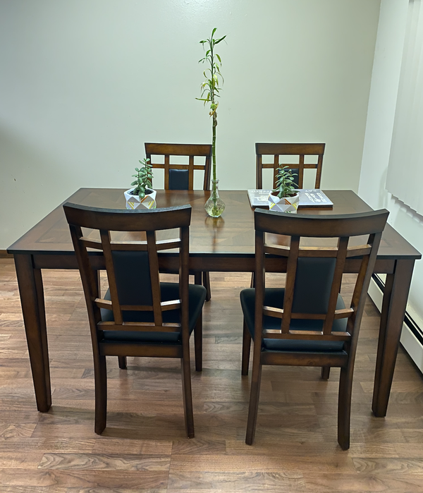 Moveout sale Wooden dining table with 4 chairs