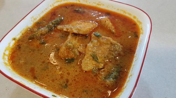 Spicy fish curry
