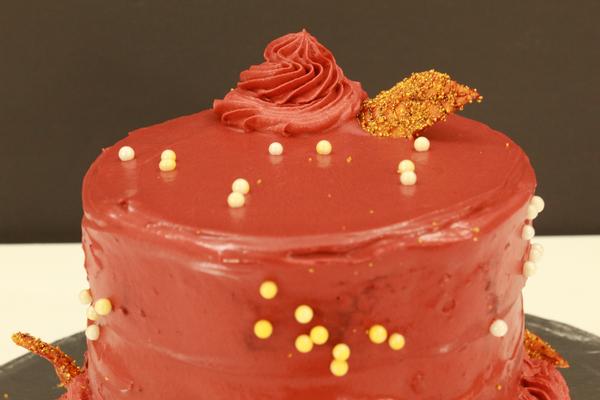 Eggless Red velvet Cake